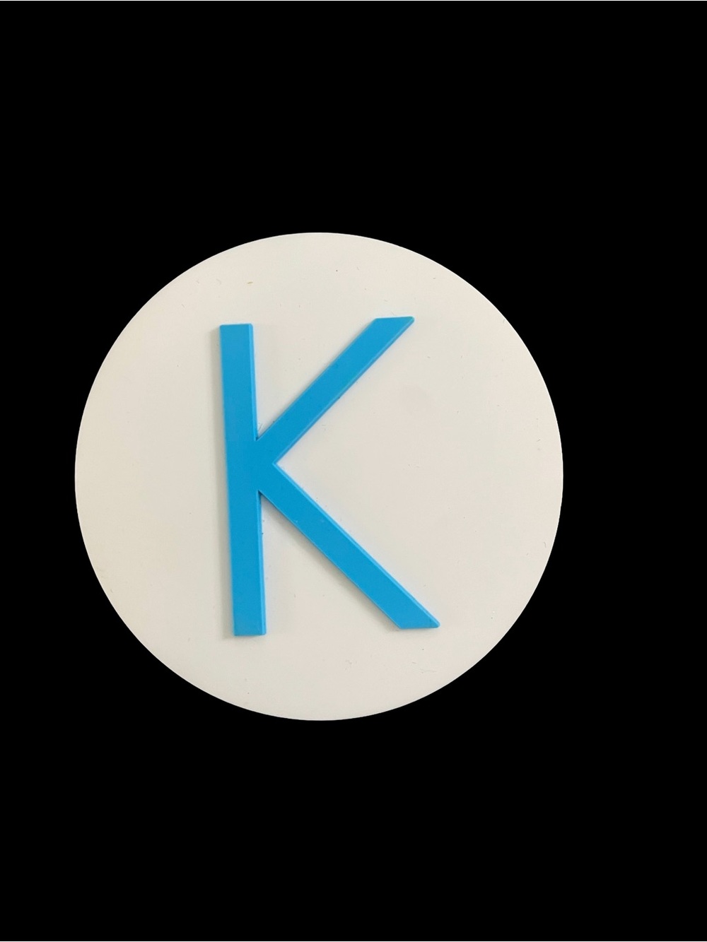 BOGG BAG Blue Letter K Decor